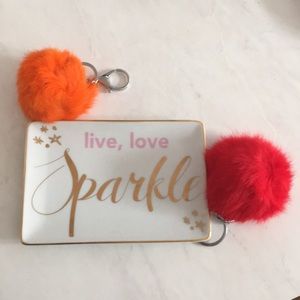 Fur PomPom Keychain/Charm